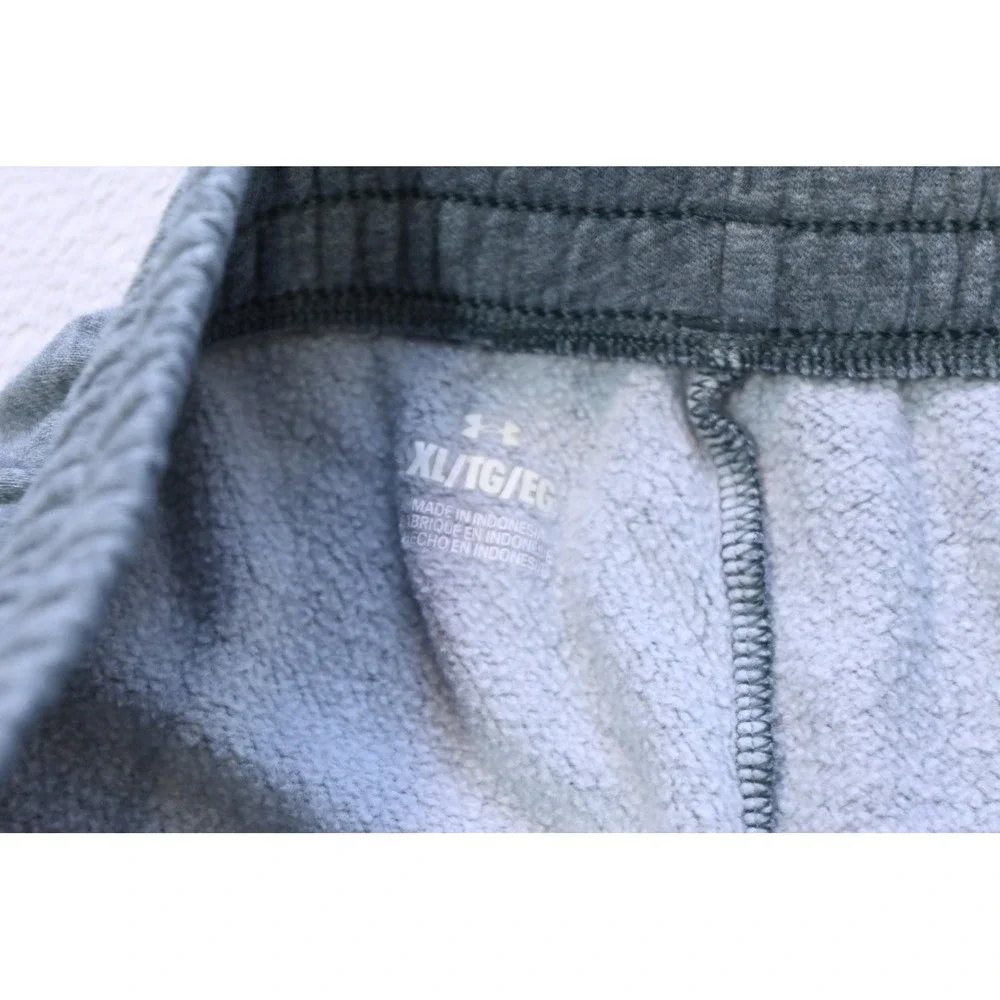 Under Armour Jogger Sweatpants Mens XL Gray Cotton Blend Athletic Excellent